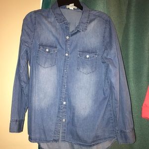 Denim looking shirt🍁